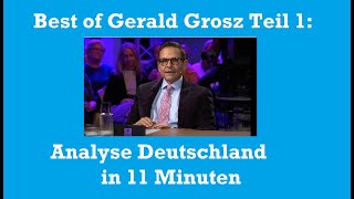 Best of Gerald Grosz Teil 1 Analyse Deutschland in 11 Minuten [upl. by Jud624]