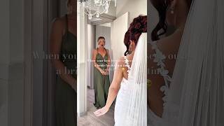 Watch until the end 🥹🤍 bride 2025bride bride2026 bridetobride bridesmaidsfirstlook bride2027 [upl. by Tapes]