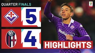 FIORENTINABOLOGNA 54 AP  HIGHLIGHTS  La Viola make history  Coppa Italia Frecciarossa 202324 [upl. by Orelee]