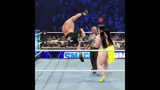 Brock Lesnar Injures Nikki Bella 1 [upl. by Nnair]