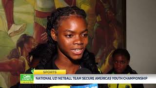 National U21 Netball Team Secure Americas Youth Championship  CVMTVNews [upl. by Roseline]