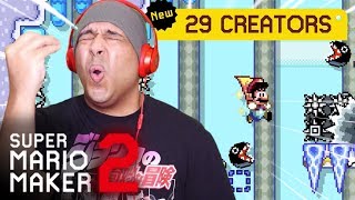 29 CREATORS WORKED ON THIS LEVEL IMSUPER MARIO MAKER 2 50 [upl. by Adlee]