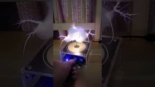 Astronomia Music Thunderstorm Be Like on a Music Tesla Coil short shorts viralshorts ytshorts [upl. by Ebsen]