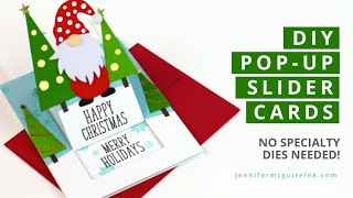 DIY PopUp Slider Cards [upl. by Joshuah]