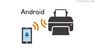 Android Connecting the printer and a smartphone via WiFi [upl. by Aneehsal]