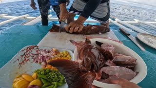 MASAGANANG LUGAR  Sinabaw at Inihaw para sa LAPULAPU  Maghapong sisiran kasama ang mga PATING 🦈 [upl. by Ardekan370]