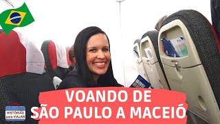 VIAGEM DE AVIÃO DE SÃO PAULO A MACEIÓ BRASIL VOANDO DE LATAM🇧🇷 [upl. by Judie]