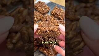 Batoniki z ryżu preparowanego masła orzechowego i czekolady 🍫🍫🥰 recipe reklama Activlab [upl. by Aneelehs]