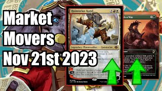 MTG Market Movers  Nov 21st 2023  Ixalan Cards That Have Elephant Sized Gains Quintorius Kand [upl. by Ralleigh287]