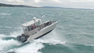 Munson Boats Rough Water Performance [upl. by Lindemann]