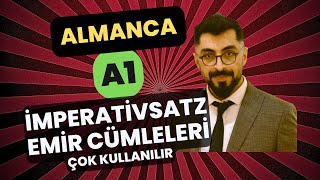 ALMANCA A1 DERS 25  İmperativsatz  Emir Cümleleri almanca goethe telc deutschland tbt [upl. by Attiuqaj]