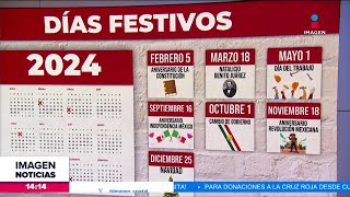 Estos son los días festivos del 2024  Noticias con Crystal Mendivil [upl. by Yukio324]