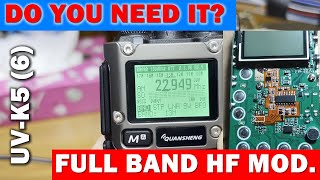 Do you need FULL BAND HF LUSYA Si4732 Mod  Quansheng K5 6 [upl. by Er]