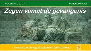 Zondag 29 september 2024 Live Eredienst Baptistengemeente Amsterdam Noord [upl. by Enyaw]