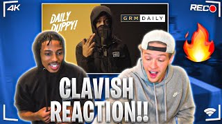 AMERICANS REACT TO CLAVISH  DAILY DUPPY  GRM DAILY [upl. by Sloan539]