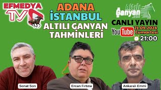 Adana ve İstanbul At YArışları Altılı Ganyan Tahminleri quot22092024 Pazarquot [upl. by Nereus]