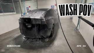 Tesla Car Wash POV Satisfying and Relaxing  Eps04  Drive POV [upl. by Claire]