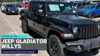 2022 Jeep Gladiator Willys  Full Review and Walkthrough [upl. by Zertnom]