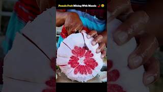 How to cut open amp peel a pomelo with masalasatisfying shorts [upl. by Enia]