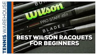 New to Tennis 5 Best Wilson Tennis Racquets for Beginners easy to swing lots of power and spin [upl. by Mutz]