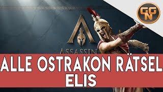 Assassins Creed Odyssey Guide  Alle Ostrakon Rätsel Elis Gelöst [upl. by Eitisahc]