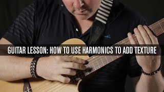 Guitar Lesson How to Produce and Use Harmonics [upl. by Thor136]