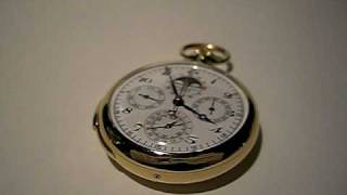 Patek Philippe Triple Complication Pocket Watch [upl. by Sandor]