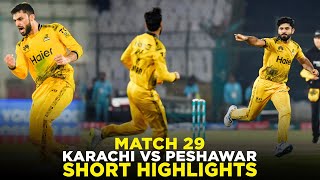 PSL 9  Short Highlights  Karachi Kings vs Peshawar Zalmi  Match 29  M2A1A [upl. by Tann]