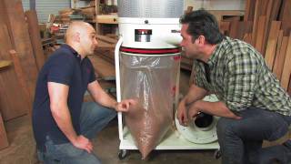 JET Vortex Cone Dust Collector Quick Install Collection Bag [upl. by Seedman]