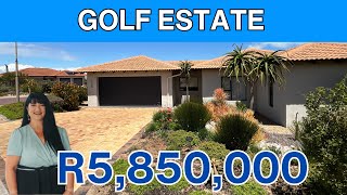 Inside a 4 Garage 4 Bedroom Home overlooking the 12th Fairway in the Langebaan Country Estate [upl. by Aikemal]