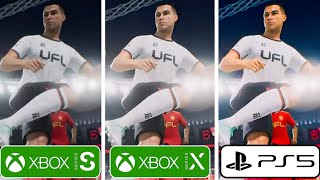 UFL PS5 vs Xbox Series X vs Xbox Series S Graphics Comparison [upl. by Kus37]