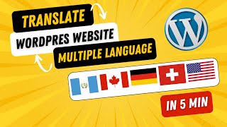 how to translate wordpress website to make it multiple language in 2024 [upl. by Rillis]