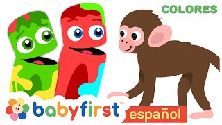 Como dibujar animales para Niños  Aprender los colores  Canciones infantiles  BabyFirstTV Español [upl. by Yrrac262]