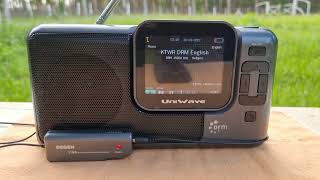 KTWR Guam 15200 kHz DRM in Brazil Uniwave Diwave 100 receiver 📻📶 [upl. by Suivatnod217]