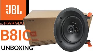 JBL B8IC unboxingrozpakowywanie inceiling loudspeaker with 8” woofergłośnik ścienny lub sufitowy [upl. by Claudianus]