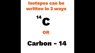 Isotopes Explained in detailchemistryatomic structure [upl. by Nrojb392]