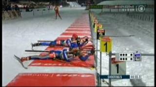 Biathlon der Damen in Ruhpolding Staffel 2009 [upl. by Stoneham]