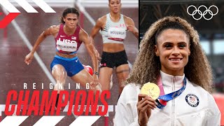 Womens 400 m hurdles Sydney McLaughlinLevrone 🇺🇸🥇 Reigning Champions [upl. by Eciryt]