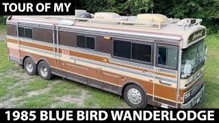 Tour of My 1985 Blue Bird Wanderlodge [upl. by Llennyl]