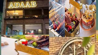 ADAAB restaurants Islamabadpakistan best 7 star restaurantspakistan top restaurants [upl. by Bolme741]