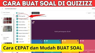 Cara Membuat dan Menggunakan Quizizz untuk Soal Online [upl. by Fellows534]