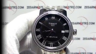 Tissot Bridgeport Powermatic 80 T0974071105300 wwwzegarmistrzcom [upl. by Xavler]