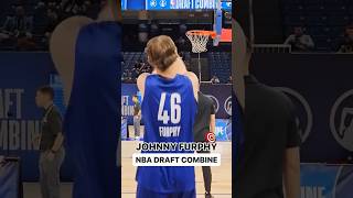 Johnny Furphy lacing up threes at the combine shooting drill 🔥🎯 JohnnyFurphy NBA NBADraft [upl. by Torras]