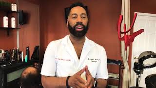 Dr Keith Harley Trichologist Hair and Scalp Specialist does a consultation on hairloss [upl. by Sumer]