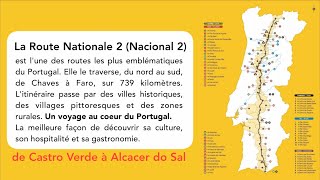 Je Tourisme en CampingCar N°242  La route Nationale 2 au Portugal première partie [upl. by Anayaran818]