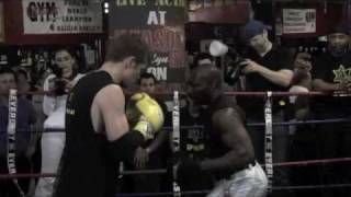 Foreman Gleasons Workout for Cotto Fight [upl. by Gilpin114]