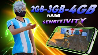 2GB 3GB  4GB RAM BEST SENSITIVITY ✅ 🎯 DPI SETTINGS FREE FIRE OB46 AFTER UPDATE 🤯 [upl. by Judenberg]