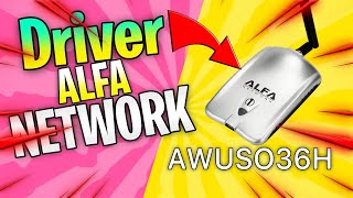 تحميل وتثبيت تعريف قطعة وايفاي الفا How To Install Driver de Antena Alfa AWUS036H windows 10  7 [upl. by Adrianna]