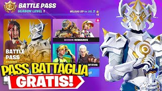 COME AVERE GRATIS PASS BATTAGLIA STAGIONE 1 CAPITOLO 4 di FORTNITE [upl. by Nwahser584]