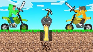 MOTORBIKE HUNTERS vs SPEEDRUNNERS Minecraft [upl. by Animrac]